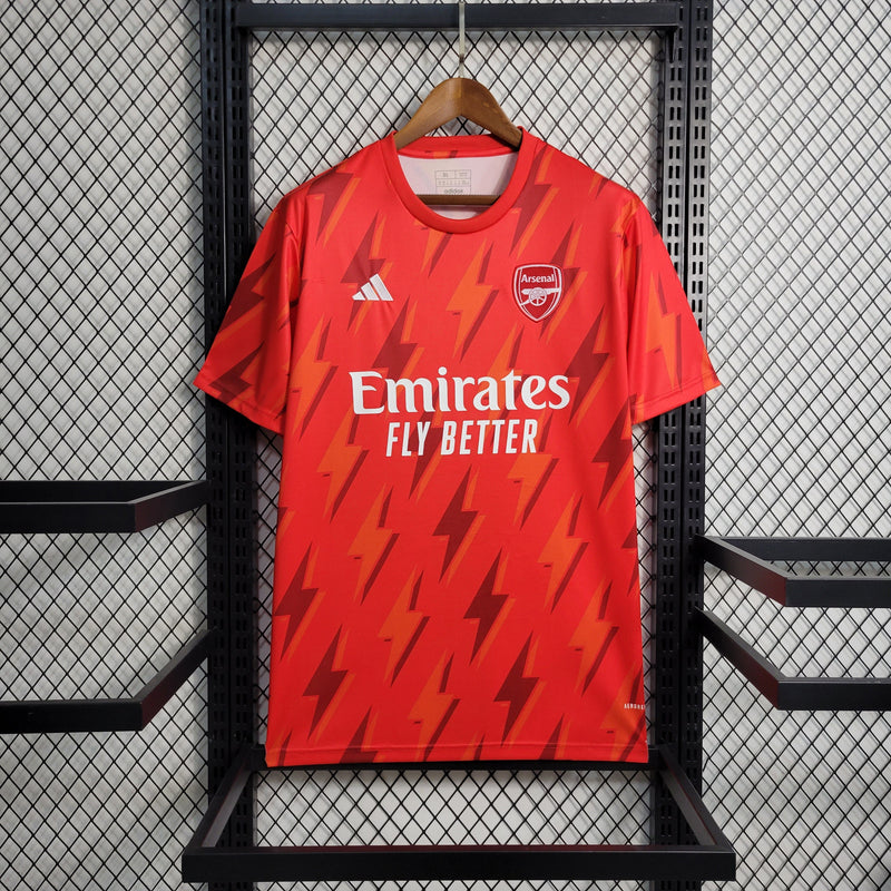 Camisa Arsenal Treino 23/24 Torcedor Adidas Masculino - Vermelha