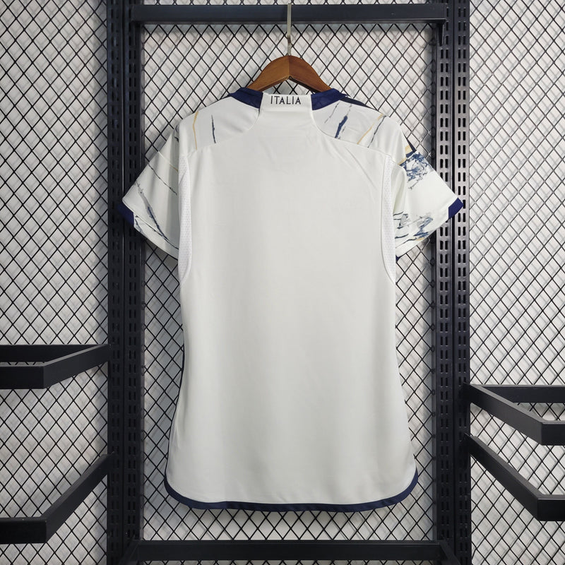 Camisa Itália Away 23/24 Torcedor Adidas Feminina - Branca