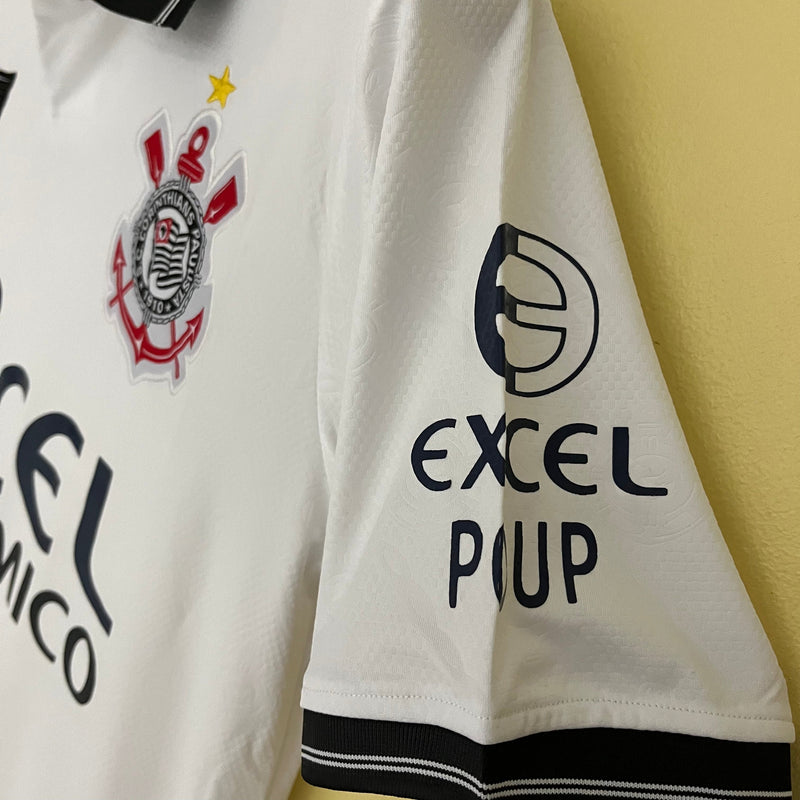 Camisa Corinthians Retro Home 1997 Torcedor Penalty Masculina - Branca