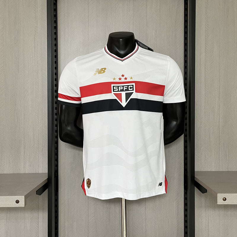 São Paulo Home 25/26 Jogador New Balance Masculino - Branca