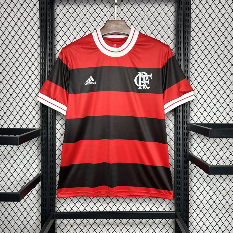 Camisa Flamengo Edição Especial 24/25 Torcedor Adidas Masculina - Vermelho e Preto