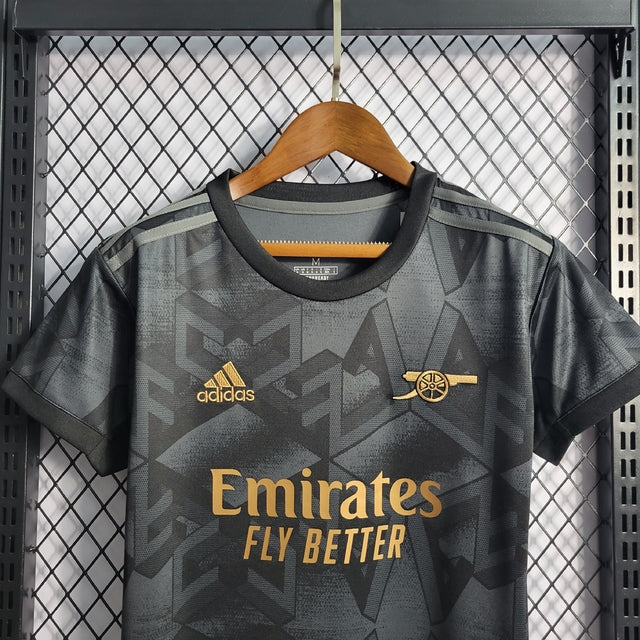 Camisa Arsenal Away 22/23 Torcedor Adidas Feminina - Preta