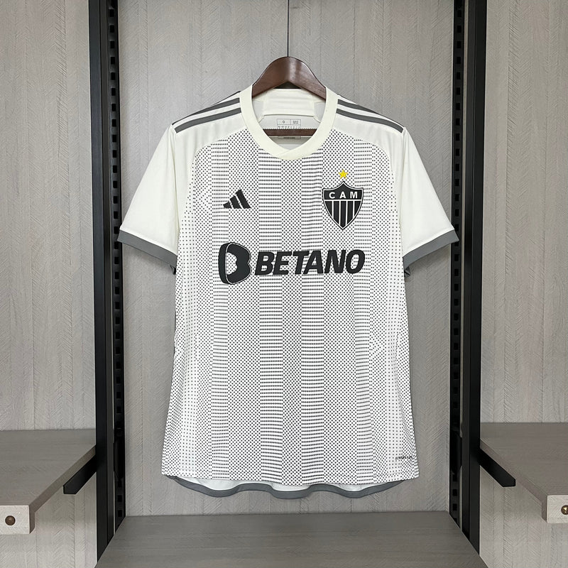 Camisa Atlético Mineiro Away 24/25 Torcedor Adidas Masculino - Branca e Cinza