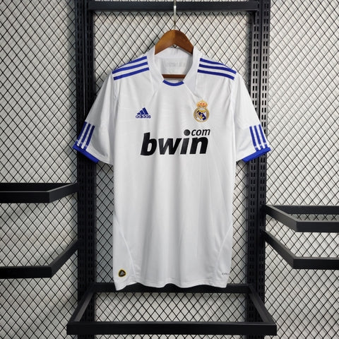 Camisa Real Madrid Retrô Home 10/11 Adidas Masculina - Branca