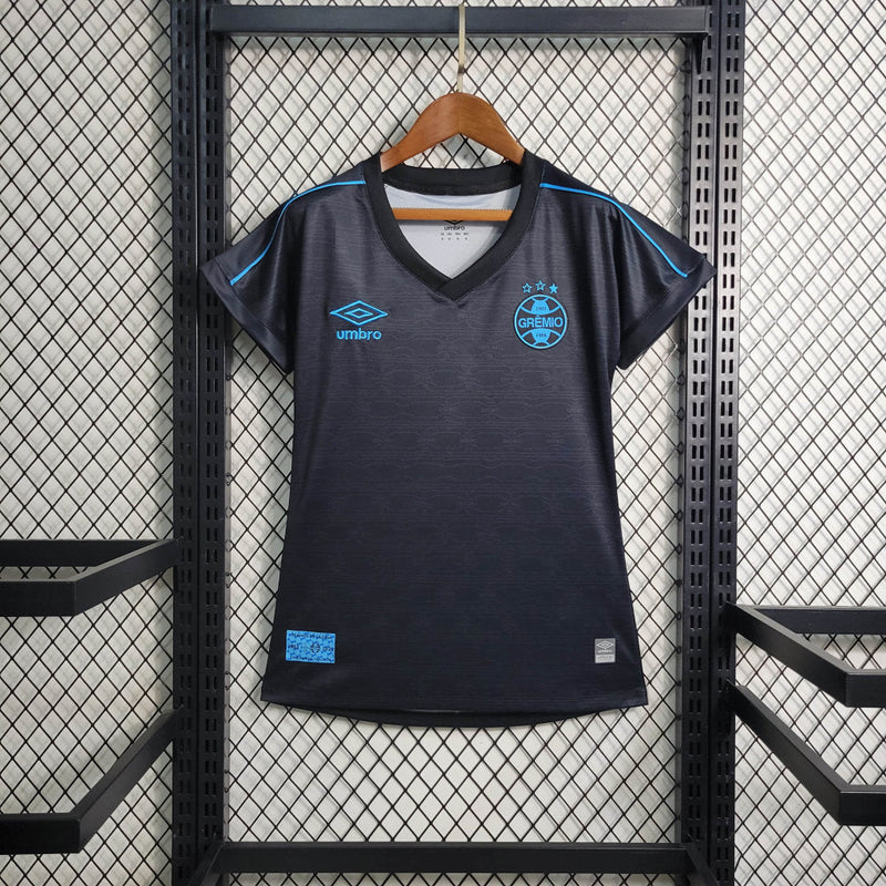 Camisa Grêmio Third 23/24 Torcedor Umbro Feminina - Preta