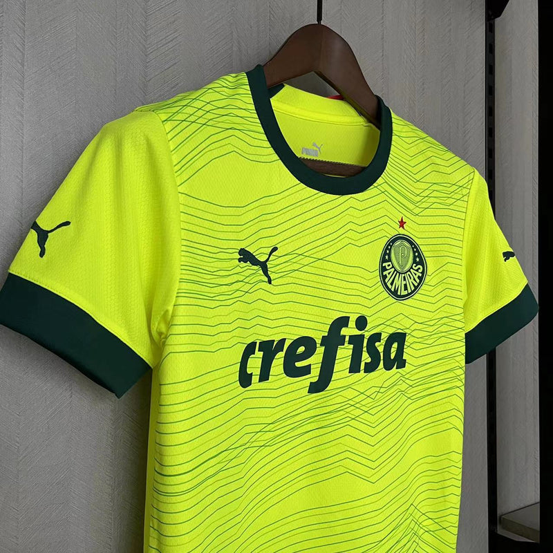 Kit Infantil Palmeiras Third 23/24 Camisa + Shorts Puma Unissex - Verde Claro