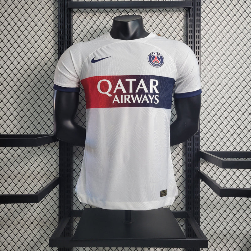 Camisa PSG Away 23/24 Jogador Jordan Masculina - Branca