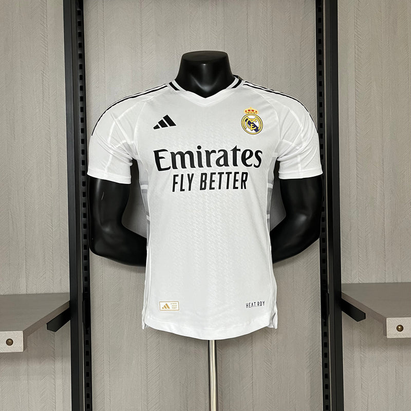 Camisa Real Madrid Home 24/25 Jogador Adidas Masculina - Branca