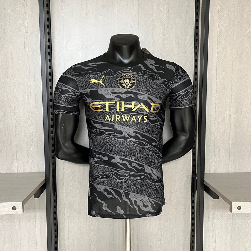 Camisa Manchester City Edição Especial Ano Chines 24/25 Jogador Puma Masculina - Preto