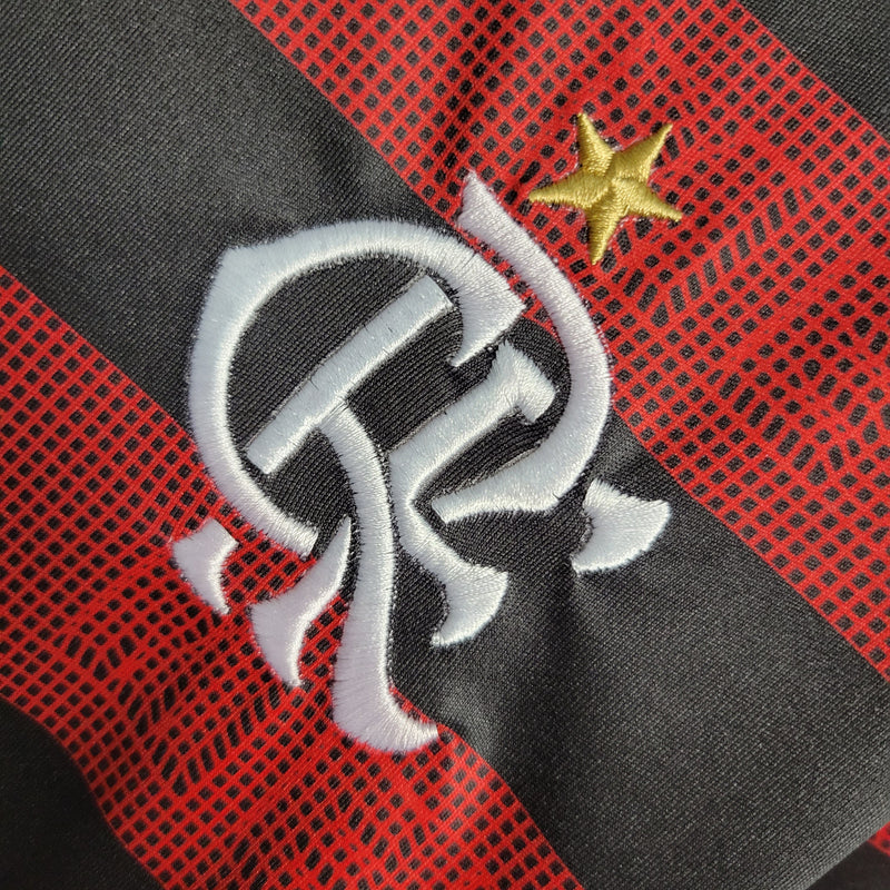 Flamengo Home Retro 2019 Torcedor Adidas Feminina - Vermelho e Preto