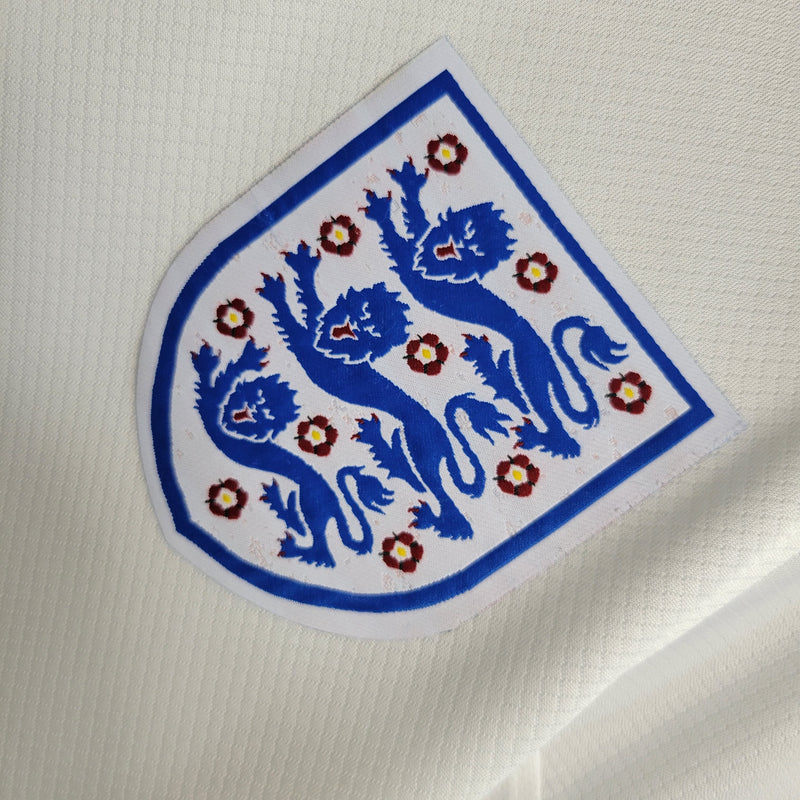 Camisa Inglaterra Feminino Home 23/24 Torcedor Nike Masculina - Branco e Azul