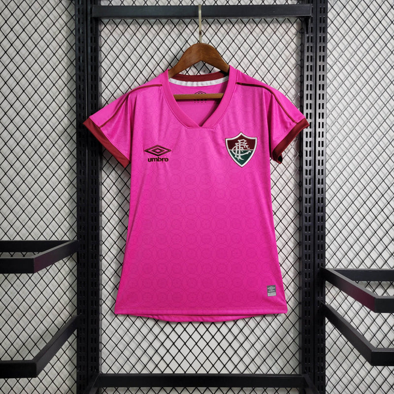 Camisa Fluminense Outubro Rosa 23/24 Umbro Feminina - Rosa