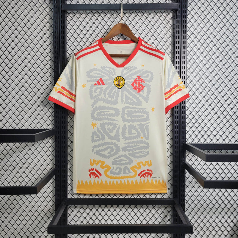 Camisa Internacional Especial Anti-Racismo 23/24 Torcedor Adidas Masculino - Branca