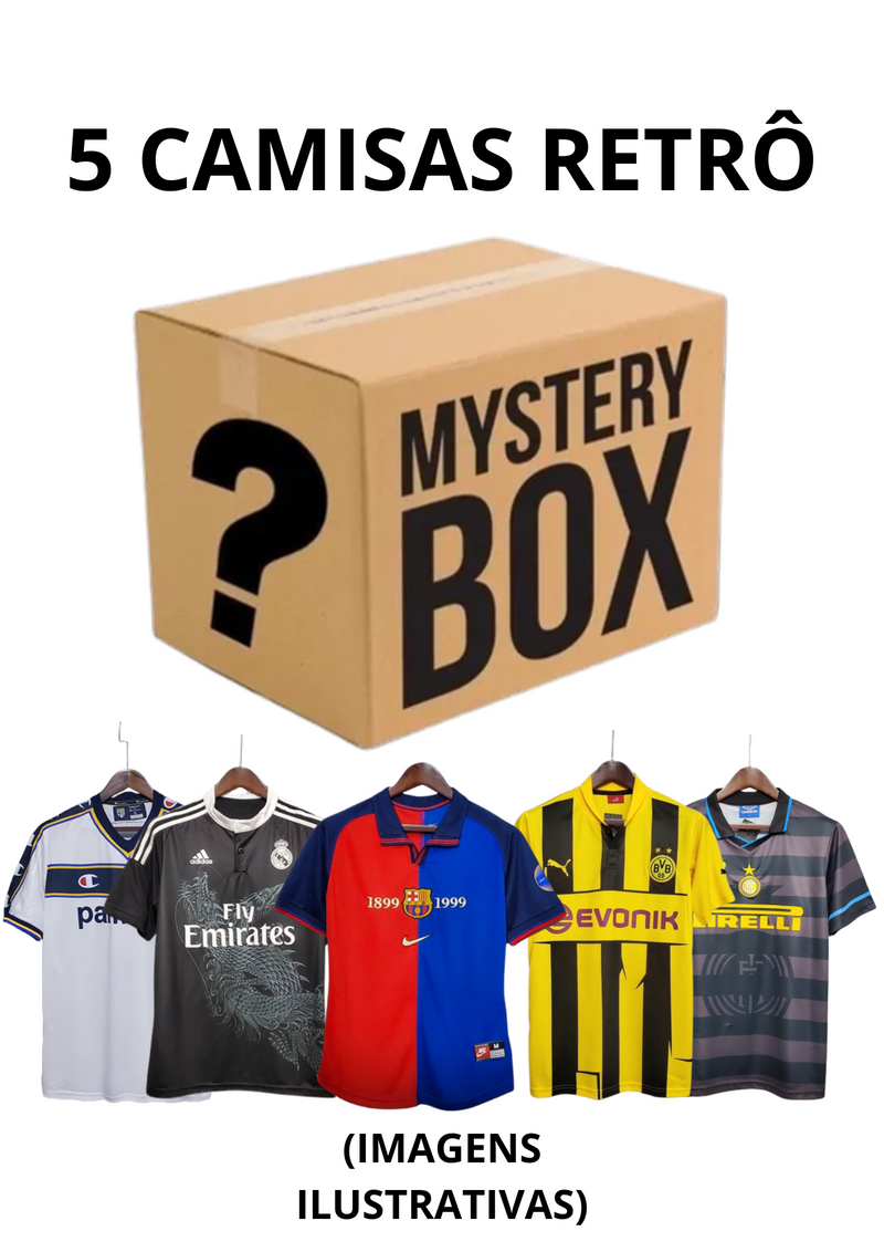 MISTERY BOX (5 CAMISAS) - LEIA A DESCRIÇÃO