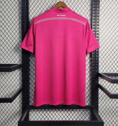 Camisa Real Madrid Retrô Third 14/15 Adidas Masculina - Rosa