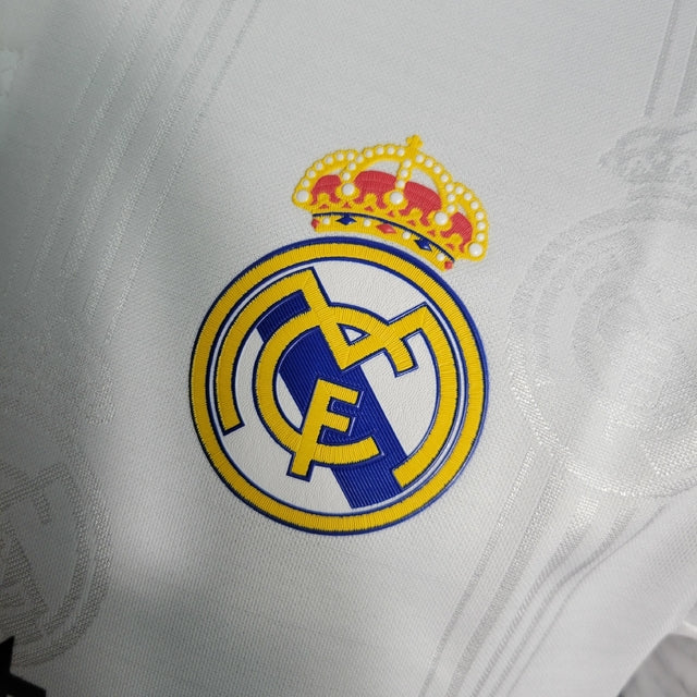 Camisa Real Madrid Home 22/23 Jogador Adidas Masculina - Branca