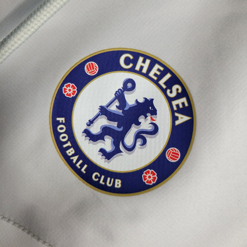 Corta Vento Chelsea Nike Unissex - Branco e Cinza