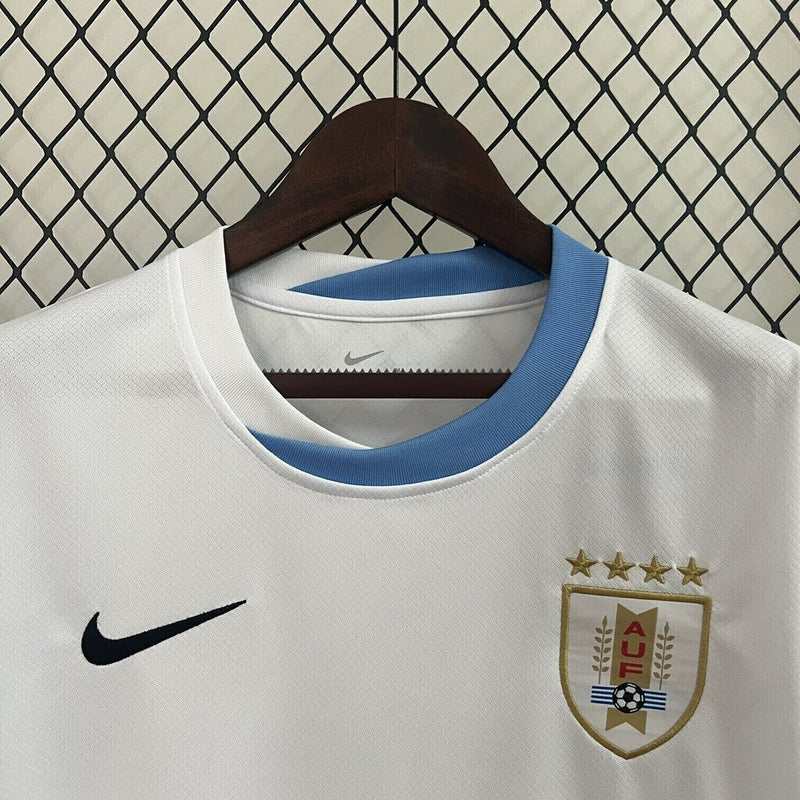 Camisa Uruguai Away 24/25 Torcedor Nike Masculina - Branco