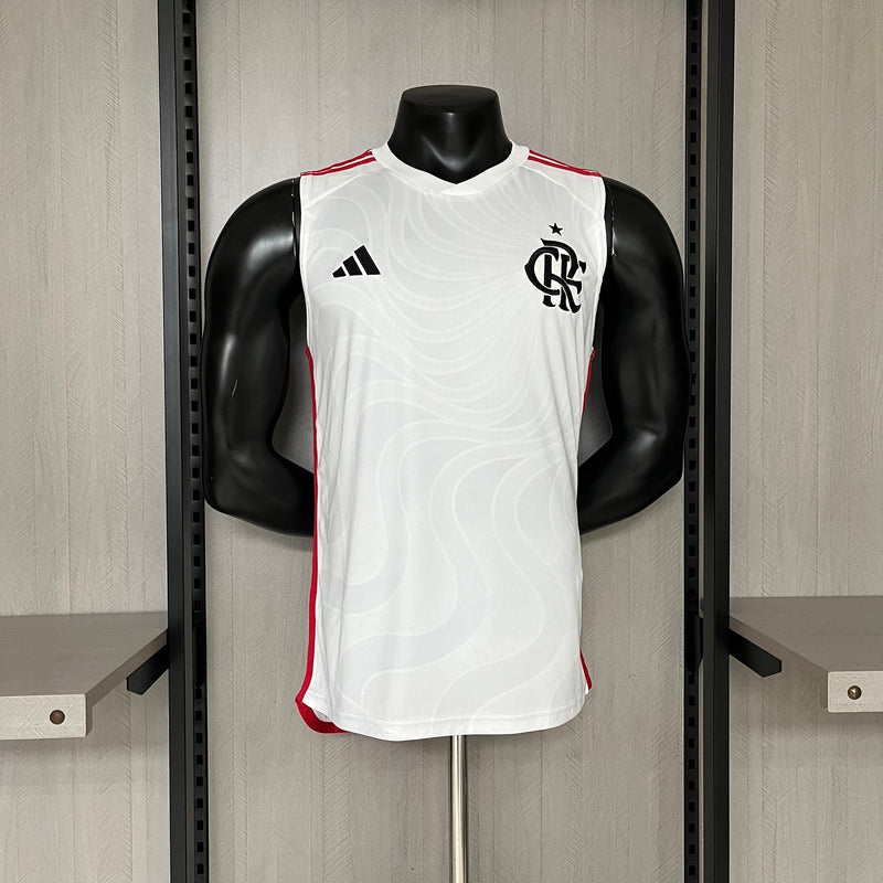 Camisa Flamengo Away Regata 24/25 Torcedor Adidas Masculino - Branco