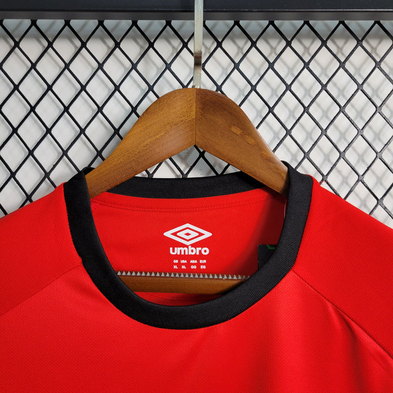 Athletico Paranaense Home 23/24 Torcedor Umbro Masculino - Vermelho