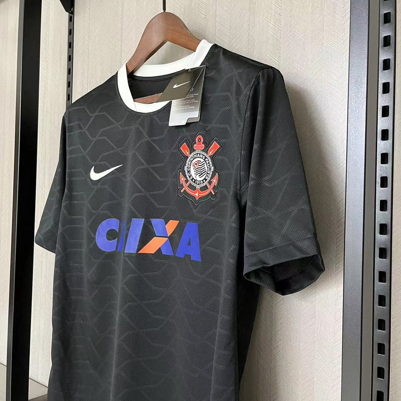 Camisa Corinthians Retro Away 12/13 Torcedor Nike Masculina - Preto