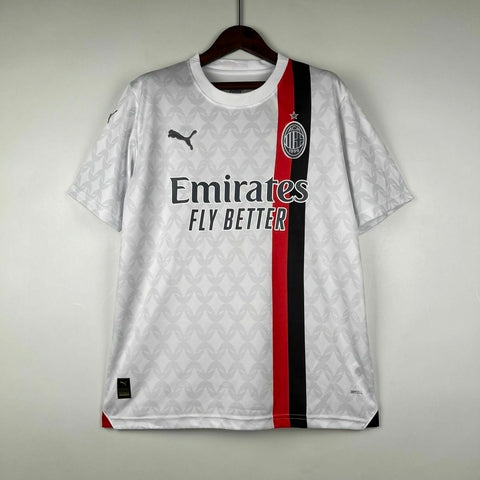 Camisa Milan Away 23/24 Torcedor Puma Masculina - Branco