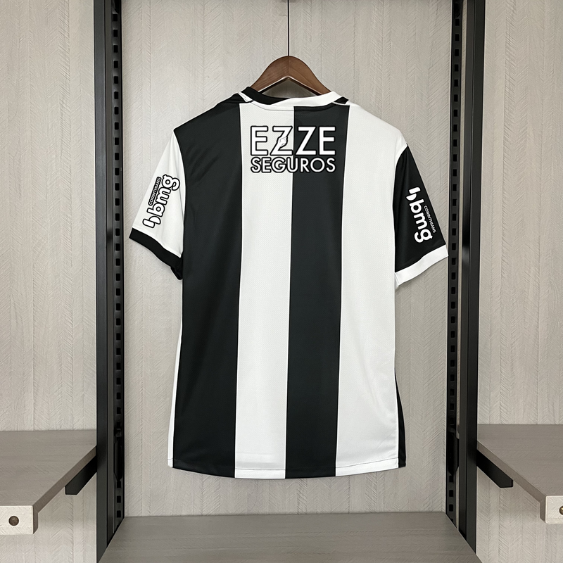 Camisa Corinthians Third Todos os Patrocinadores 24/25 Torcedor Nike Masculina - Branco e Preto