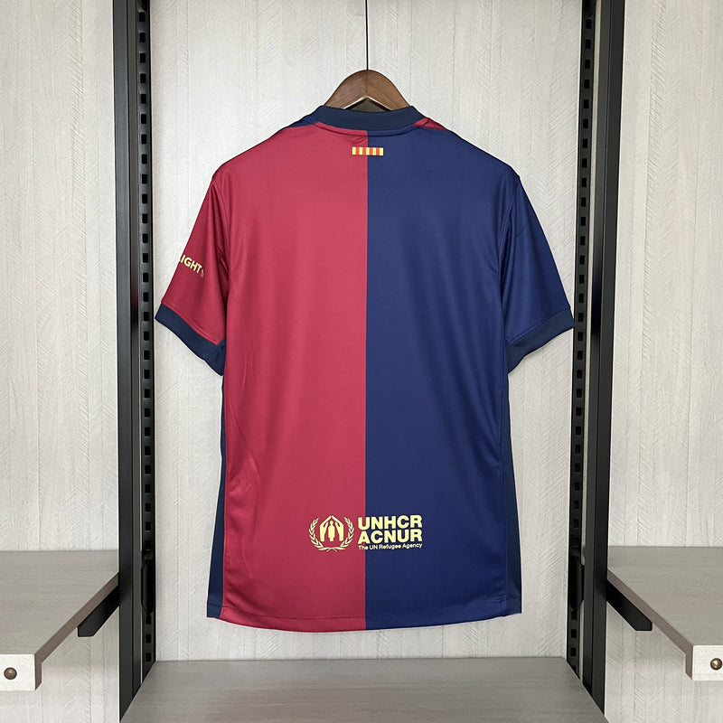 Camisa Barcelona Home 24/25 Torcedor Nike Masculina - Grená