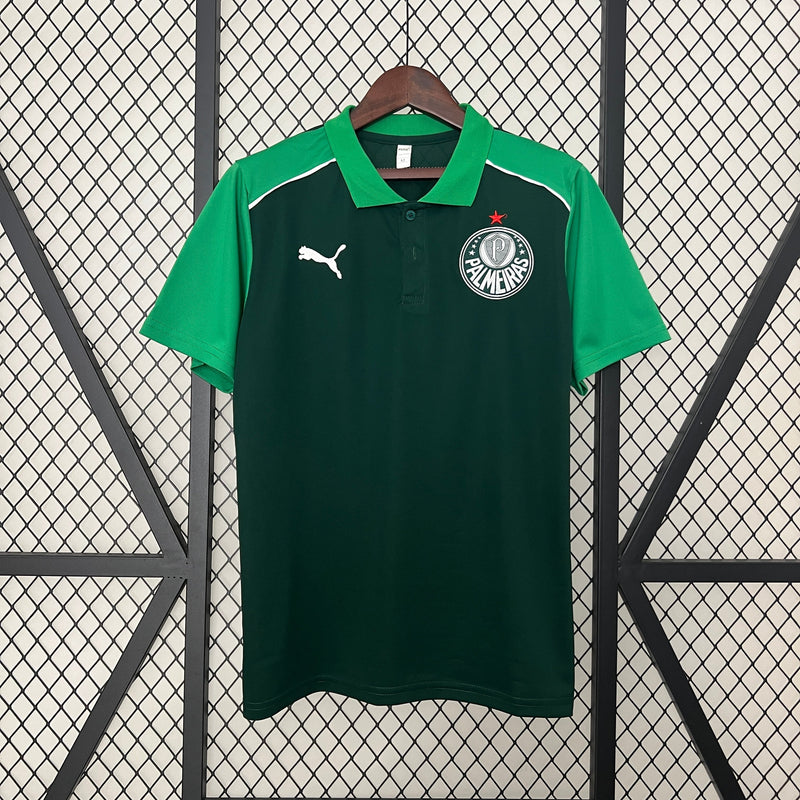 Camisa Palmeiras Polo 24/25 Torcedor Puma Masculino - Verde