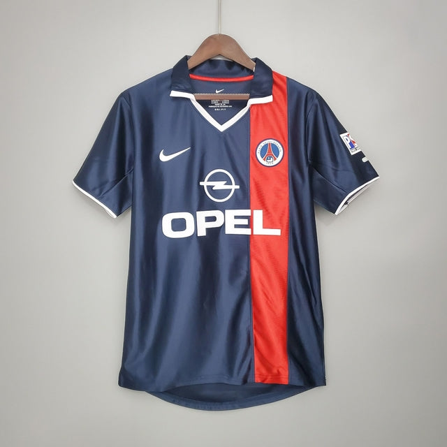 Camisa PSG Home Retro 01/02 Torcedor Nike Masculina - Azul Escuro