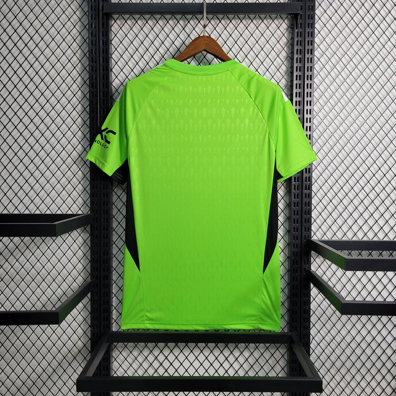 Camisa Manchester United Goleiro 23/24 Torcedor Adidas Masculina - Verde