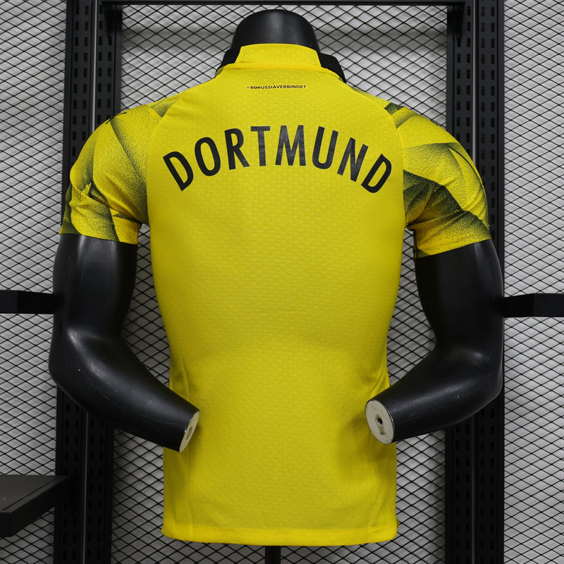 Camisa Borussia Dortmund Home Champions League 23/24 Jogador Puma Masculina - Amarela