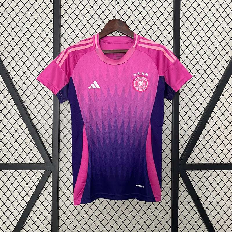 Camisa Alemanha Away 24/25 Torcedor Adidas Feminina - Rosa