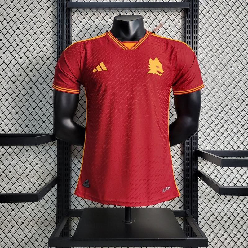 Camisa Roma 23/24 Jogador Adidas Masculina - Vermelho