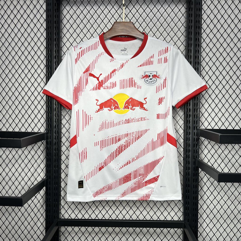 Camisa RB Leipzig 24/25 Torcedor Nike Masculina - Branca e Vermelho