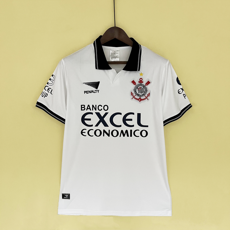 Camisa Corinthians Retro Home 1997 Torcedor Penalty Masculina - Branca