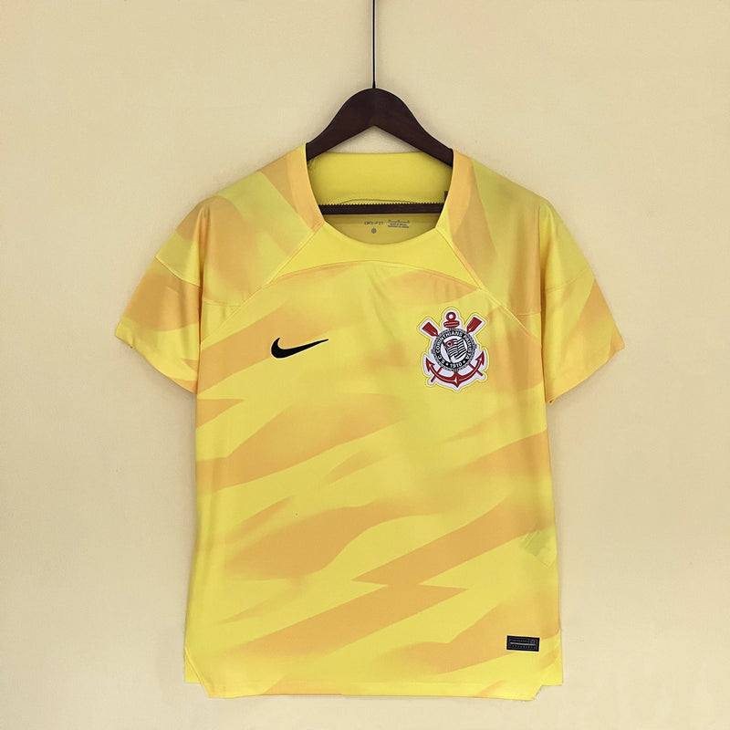 Camisa Corinthians Goleiro 23/24 Torcedor Nike Masculina - Amarela