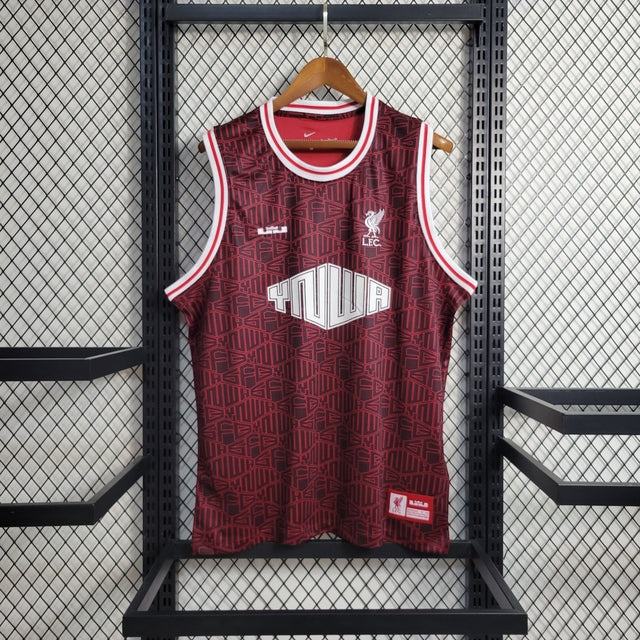 Camisa Liverpool Regata Edição Lebron James 23/24 Torcedor Nike Masculina - Vermelha