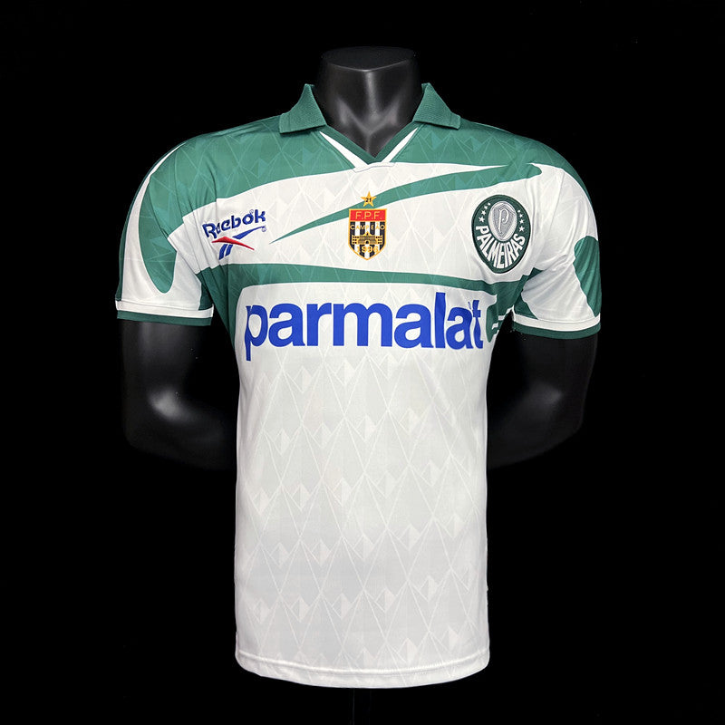 Palmeiras Third Retro 1996 Reebok Masculino - Branca e Verde