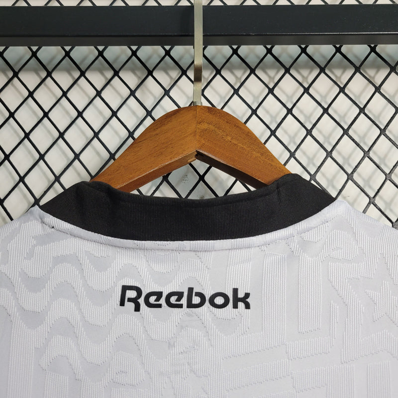 Camisa Botafogo Third 23/24 Torcedor Reebok + Patrocínios Masculina - Branca