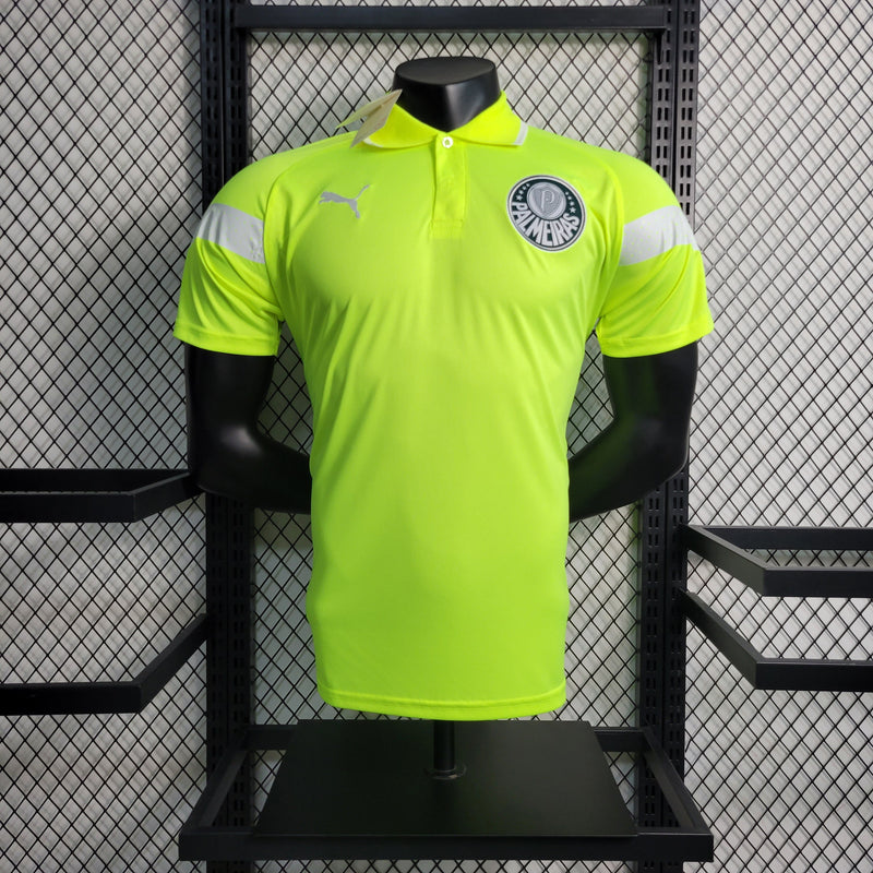 Palmeiras Polo Treino 23/24 Torcedor Puma Masculino - Verde Florescente