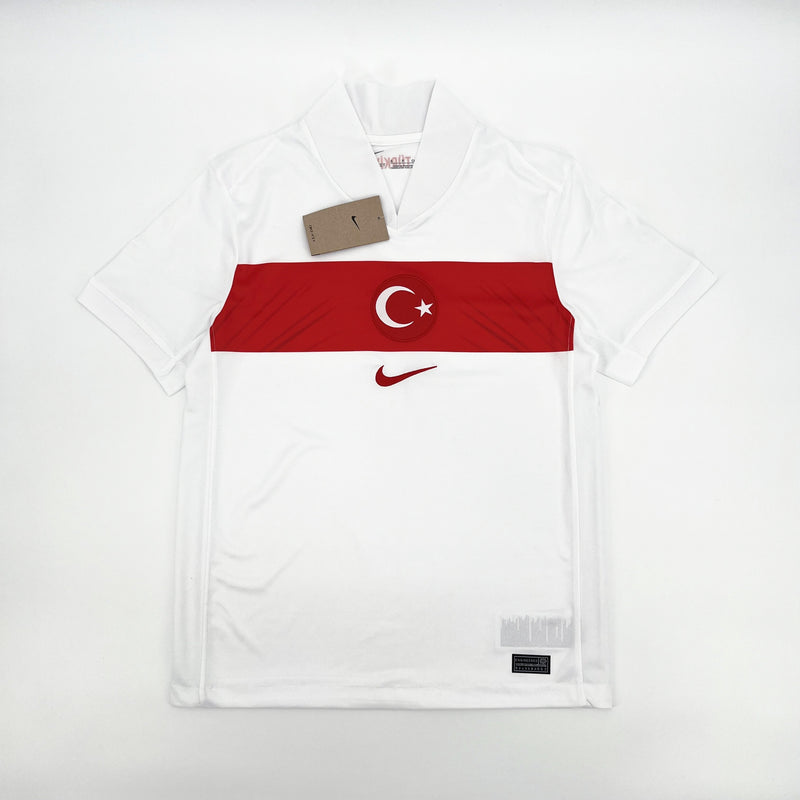 Camisa Turquia Home 24/25 Torcedor Nike Masculina - Branca