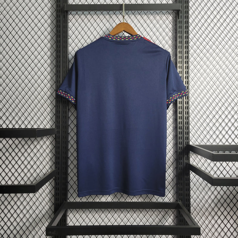 Camisa Ajax Away 22/23 Torcedor Adidas Masculina - Azul Escuro