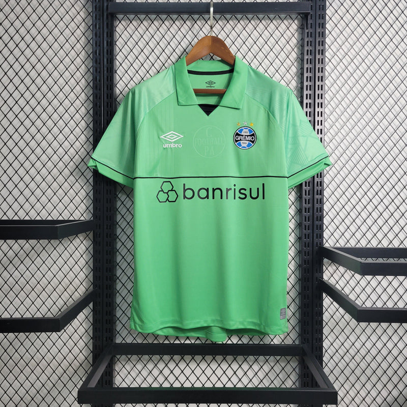 Camisa Grêmio Goleiro 23/24 Torcedor Umbro Masculino - Verde Turquesa