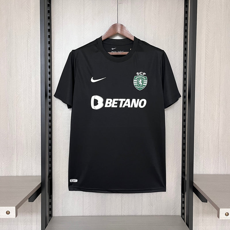 Camisa Sporting Fourth 24/25 Torcedor Nike Masculina - Preto