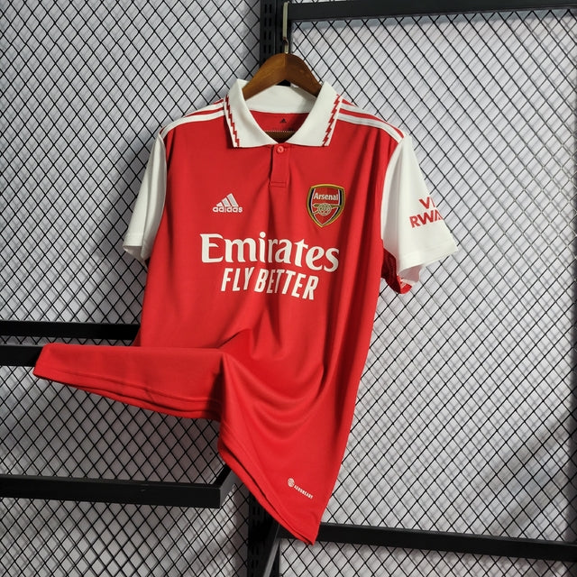 Camisa Arsenal Home 22/23 Torcedor Adidas Masculina - Vermelho e Branco