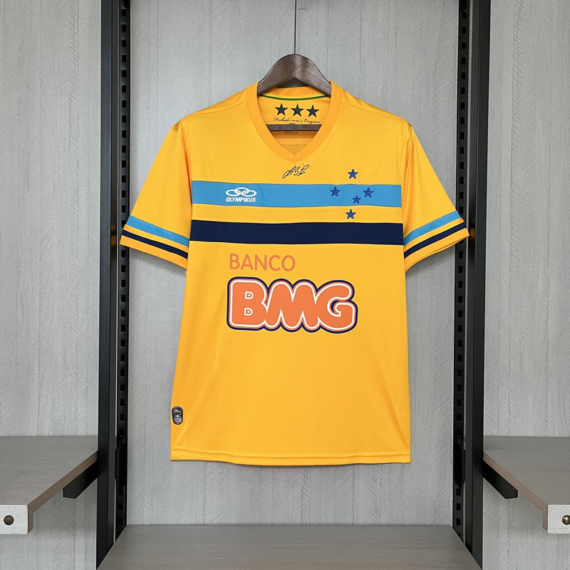 Camisa Cruzeiro Goleiro Retro 14/15 Torcedor Masculino Olympikus - Amarelo