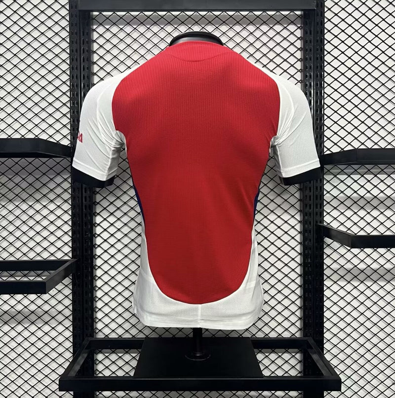 Camisa Arsenal Home 24/25 Jogador Adidas Masculina - Vermelho e Branca