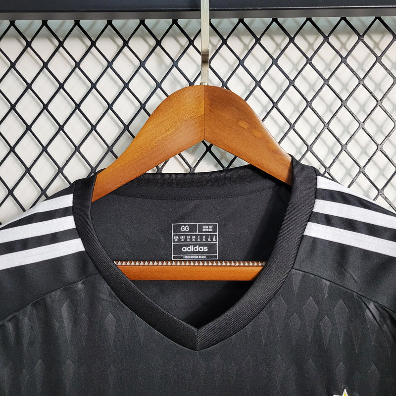 Camisa Atlético Mineiro Goleiro 23/24 Torcedor Adidas Masculino - Preto