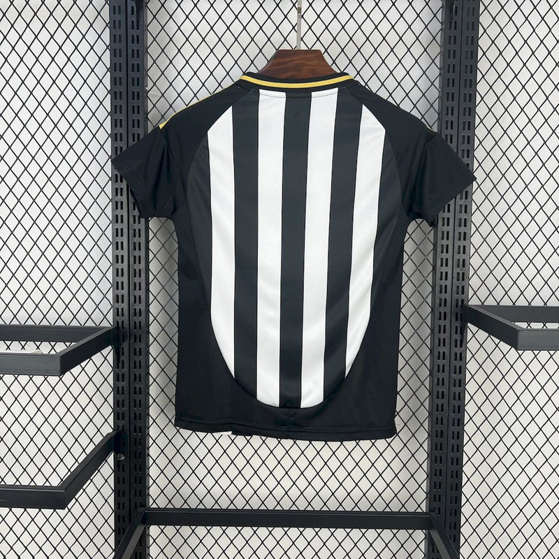 Camisa Atlético Mineiro Home 25/26 Torcedor Adidas Feminino - Preta e Branca